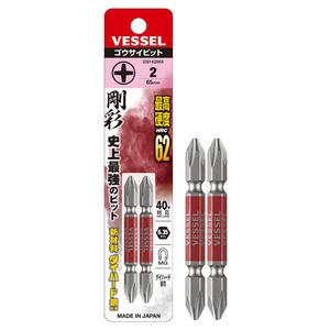 베셀 드라이버비트 /GS142 2개입 양용 고사이비트