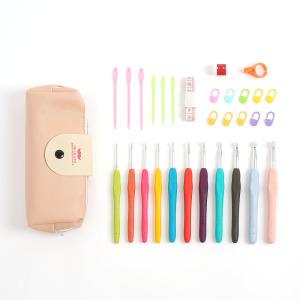 Acc 일상공방 코바늘 손뜨개 6종 세트 굵은 뜨개질 바늘 목도리 수세미 만들기 레이스