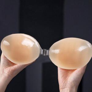 [BZJLMX6I_51IA]여성 접착 실리콘 트렌드 누드브라 원피스