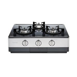 [롯데백화점]린나이 린나이 3구 자동점화 러스틱실버 가스레인지 RTR-Y3000