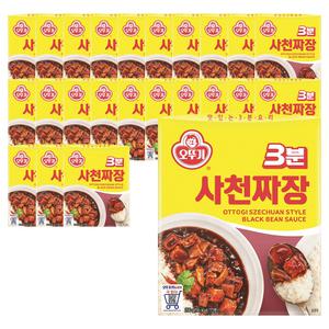 오뚜기 3분 사천짜장 200g 24개