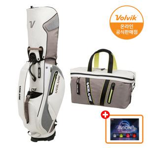 볼빅 2025 스포티 캐디백 보스턴백세트 (베이지)+볼빅칼라공1더즌