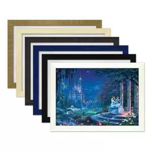 [보리보리/하비스]디즈니 킨케이드 신데렐라 퍼즐 1000P+우드 액자 세트