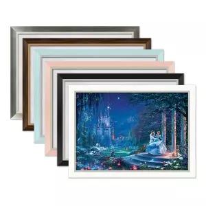 [보리보리/하비스]디즈니 킨케이드 신데렐라 퍼즐 1000P+모던 액자 세트