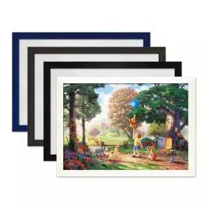 [보리보리/하비스]디즈니 킨케이드 곰돌이푸 퍼즐 1000P+슬림 우드 액자 세트