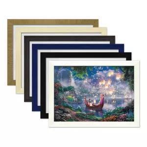 [보리보리/하비스]디즈니 킨케이드 라푼젤 퍼즐 1000P+우드 액자 세트