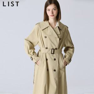 [리스트(LIST)] 코튼 클래식 트렌치코트