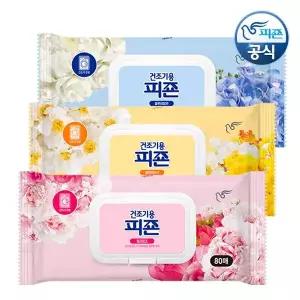 피죤 건조기용 섬유유연제 드라이시트 오리지널 80매