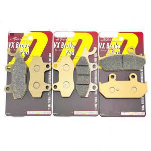 브레이크 패드 전방 후방 세트 키트 스즈키 AN400 AN400A AN400S AN400SA AN400Z AN400ZA 07-18 Burgman Sk