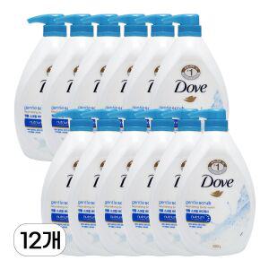 도브 젠틀스크럽 바디워시 1L x 12개
