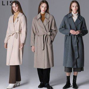 [리스트]LIST)] 캐시미어 핸드메이드 벨티드 울코트 (택가격 428000원)