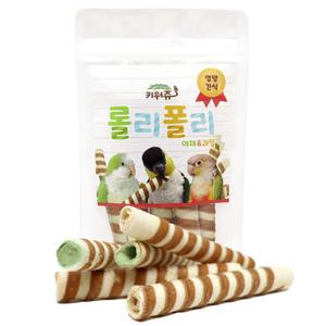 키워쥬 롤리폴리 야채 과일맛 앵무새 간식 먹이 사료 90262