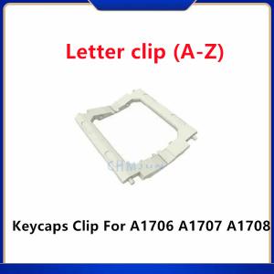 10개 A1706 A1707 A1708 편지 키 캡 경첩 호환 맥북 프로 Retina 13 15 키보드 수리흰색 나비 클립