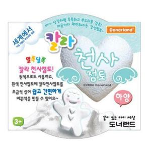 칼라점토놀이 칼라점토도매 오감놀이 30g 하양 오감놀이 천사점토 칼라점토놀이