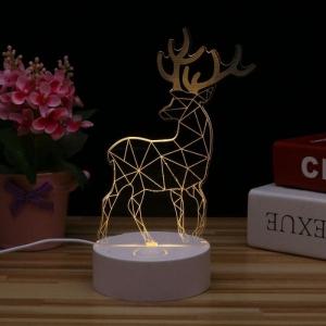 LED 사슴 무드등 아크릴 LED취침등