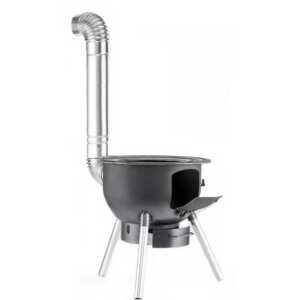 무쇠 주물 난로 나무 무쇠 불멍 사우나 연통 펠렛 1. 43cm + 3코일