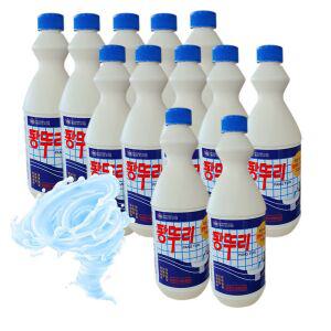 팡뚜리 변기막힘 뚫어뻥 세면대 배수관 막힘 1리터 12개입