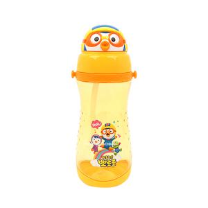 릴팡 뽀로로 허니듀 어깨끈 입체 트라이탄 빨대물통 / PR8380