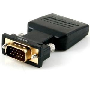 HDMI에서 VGA바꾸는젠더 소리지원 영상 RGB컨버터