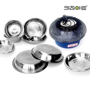 녹안쓰는 4인가족 캠핑용 스텐 밥그릇국그릇세트 등산
