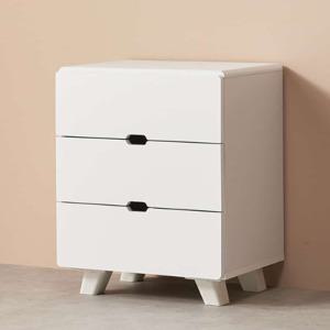 침대옆 서랍장 3단 서랍협탁 다리형 원룸 400