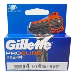 질레트 프로글라이드 매뉴얼 면도날 4입