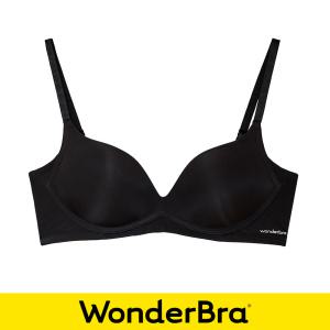 [Wonderbra]원더브라  일체형 볼륨 백리스 노와이어 브라 블랙 WBWBR5M55T