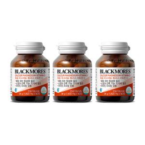 블랙모어스 NEW 칼슘 마그네슘 비타민D 60정, 3개