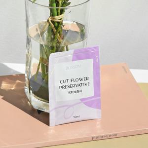 절화보존제 10ml 100개 생화보존제 꽃 생화 영양제 수명 연장제 화훼기능사 준비물