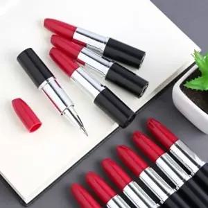 레드 립스틱 볼펜 10p세트 홍보 판촉 디자인볼펜 (WC2CE3F)