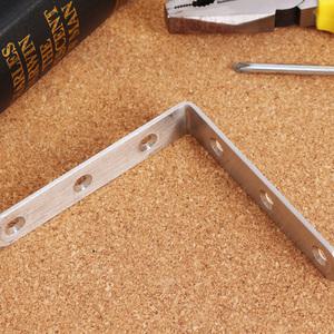 TK (2개) 영달철물 스텐꺽쇠 코너철 10p세트 100X100mm ㄱ자꺽쇠 선반대 막꺽쇠 모서리장석 코너경첩