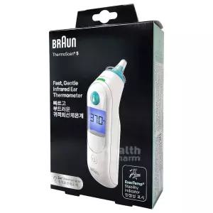 브라운 귓속체온계 IRT6030(박스만파손_25년 제조) 필터21개포함/귀접촉 적외선 의료기기