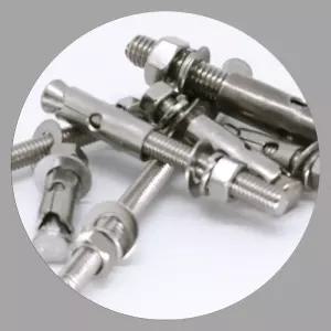 셋트 앙카 스텐(SUS304) 삼부3/8x70mm(3인치) 콘크리트 볼트