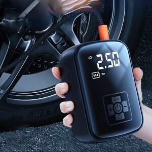 자동차 어 공기주입기 휴대용 충전식 락미 소형 콤프레샤 농구공 공기압 다기능 이중