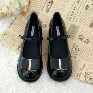 [제이시]제이시 5cm 여자구두 소가죽 메리제인 통굽신발 K293
