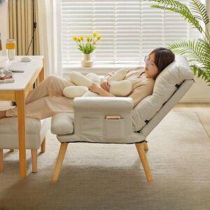 1인용 안락의자 무중력 컴퓨터 암체어 리클라이너 스툴 편안한 수유 침대 독서