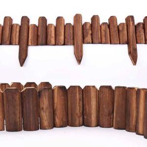 화단 울타리 방부목 펜스 텃밭 마당 담장 경계 말뚝