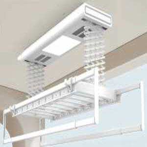 전동빨래건조대 아파트 베란다 천장형 LED조명 접이식