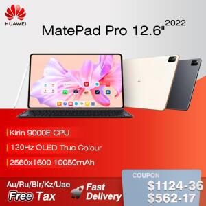 2022 화웨이 메이트패드 프로 12.6 인치 태블릿, 와이파이 하모니OS 3 CPU, Kirin 9000E OLED, 120Hz 터치