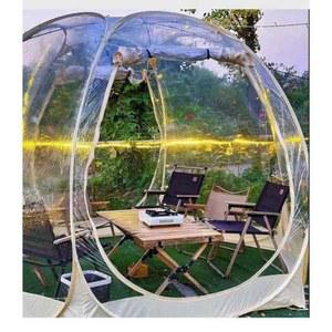 원터치 바람막이 캠핑 방풍 글램핑 PVC 투명텐트 투명 야외 옥상