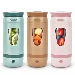 투믹서 초소형 휴대용 무선 텀블러 믹서기 12중 칼날 무스 헬시메이커 350ml