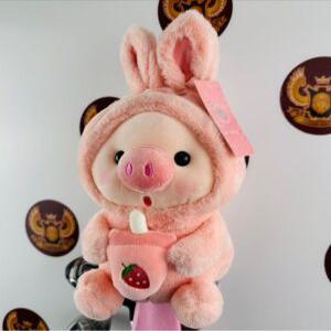 돼지토끼 드라이버커버 골프클럽헤드 페어웨이우드 인형골프채 유틸커버