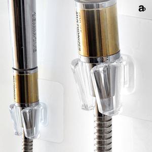 투명 샤워기 고정 홀더 무타공 거치대 헤드 걸이