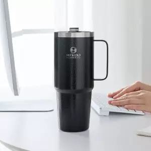 [한정수량 특가] 보온보냉 대용량 스텐 텀블러 콜드컵 900ml(블랙) 1P