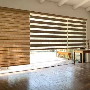 광폭 우드룩 콤비블라인드 커튼 브라인드 30x30