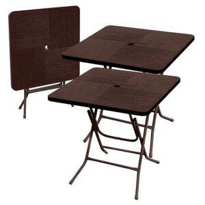 1+1 야외 탁자 파라솔 편의점 플라스틱 테이블 접이식-WE0C745