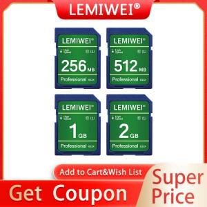 Lemiwei 메모리 카드 1GB 2GB 고속 전문 633x 저장 카드 U1 256MB 512MB 클래스 10 카메라 용 UHS-I SD 카