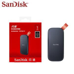Sandisk E30 외장 SSD, 노트북 데스크탑 PC용 휴대용 솔리드 스테이트 고속 520 MB/s USB 3.1,