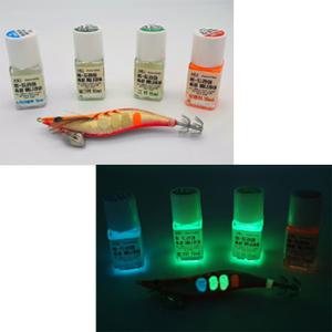 뮤 야광 도료 축광 메니큐어 에기 왕눈이 메탈지그 튜닝