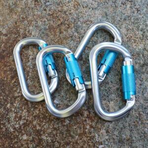 라이트업 O형 잠금 버클 자동 맥세이프 마스터 카라비너  다색 크로싱 후크  등산 암벽 장비